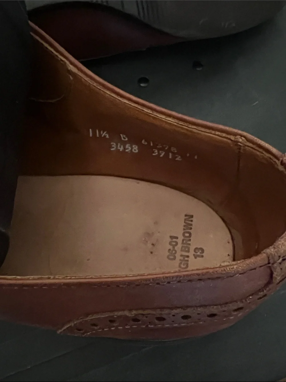 Allen Edmonds Brown Cap-Toe Derby Dress Shoes